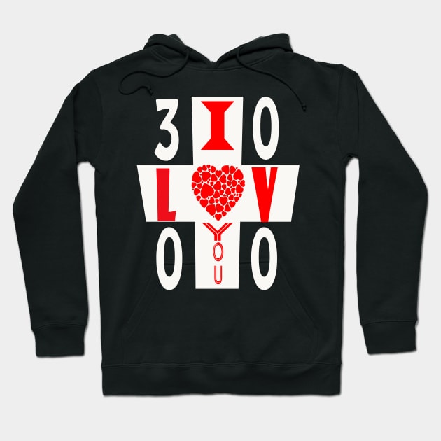 I love you 3000 / 2020 Hoodie by elmouden123